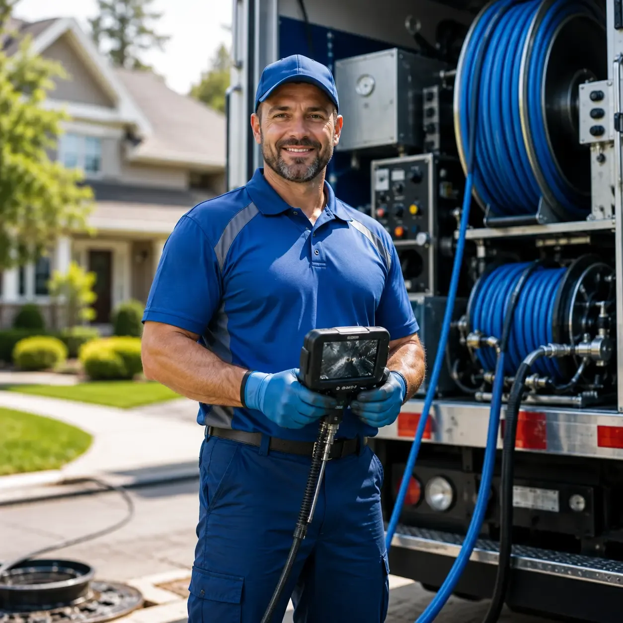Local outdoor drain cleaning specialists in La Vernia, TX